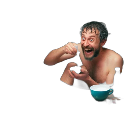 food, 3d render, concept art, pixel art, photorealistic, underwater, cluttered, bathroom transparent PNG cut-out