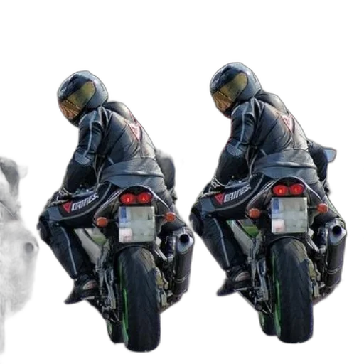 robot, dragon, concept art, photorealistic, 3d render, pixel art, motorcyclists, wearing transparent PNG cut-out