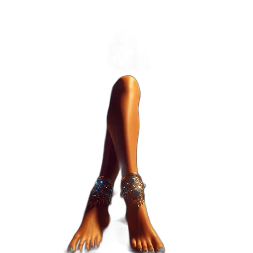 hair, dress, shoes, jewelry, concept art, 3d render, photorealistic, fantasy art transparent PNG cut-out