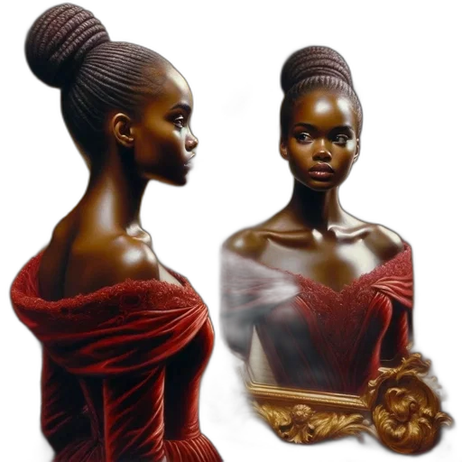 jewelry, crown, dress, concept art, photorealistic, fantasy art, 3d render, earth tones transparent PNG cut-out