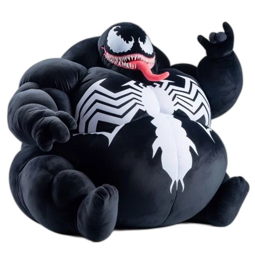 creature, action, figure, comic, villain, venom, pictured, seated transparent PNG cut-out