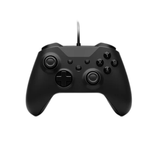 weapon, 3d render, photorealistic, two, black, game, controllers, displayed transparent PNG cut-out