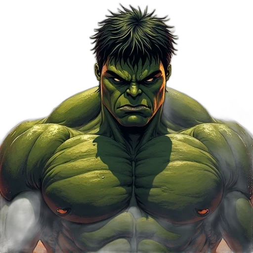 face, comic book art, photorealistic, concept art transparent PNG cut-out