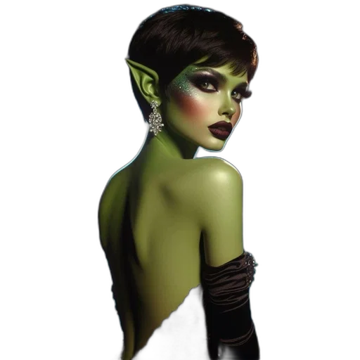 staff, fantasy art, concept art, photorealistic, pixel art, green, earth tones, dark transparent PNG cut-out