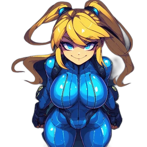 robot, jacket, dress, weapon, pixel art, anime, cyberpunk, concept art transparent PNG cut-out