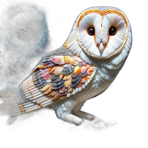 animal, photorealistic, fantasy art, concept art, watercolor, elaborate, mosaic, features transparent PNG cut-out