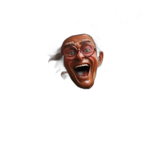 mask, face, creature, staff, 3d render, concept art, photorealistic, exuberant transparent PNG cut-out