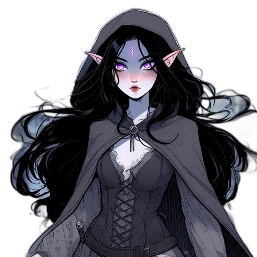 staff, mask, fantasy art, concept art, pixel art, comic book art, dark, monochrome transparent PNG cut-out
