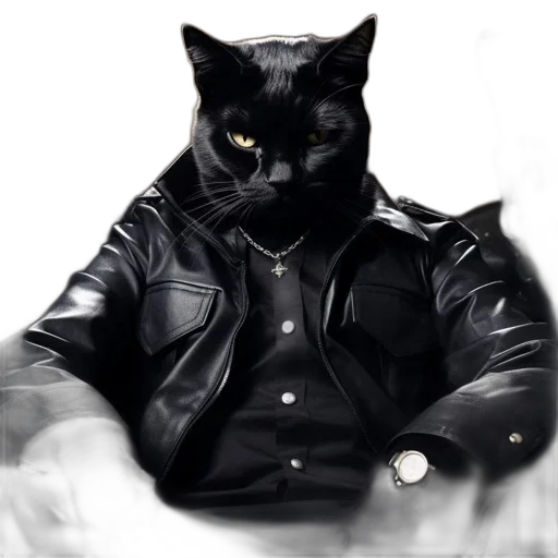 jacket, animal, mask, face, photorealistic, fantasy art, comic book art, concept art transparent PNG cut-out