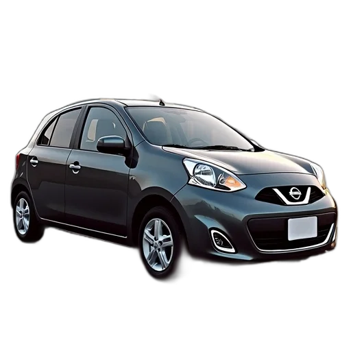 car, nissan, march, cvv transparent PNG cut-out