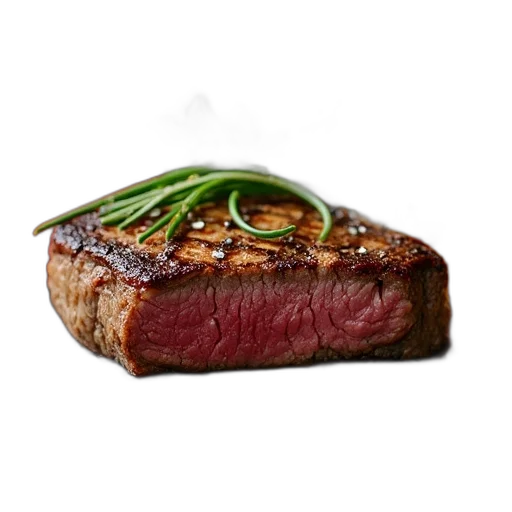 food, animal, weapon, sword, photorealistic, 3d render, meat, steak transparent PNG cut-out