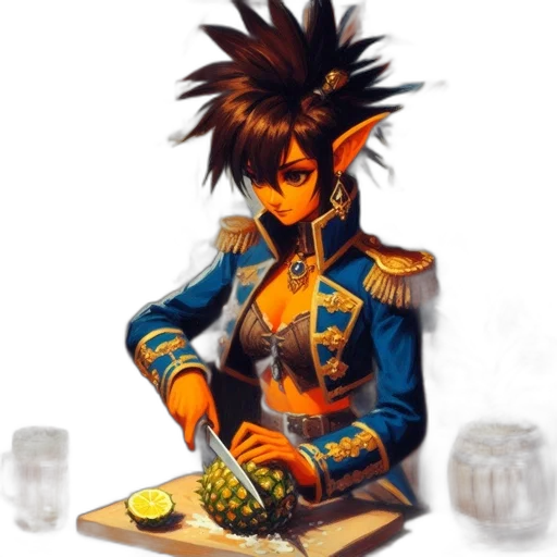 jewelry, food, staff, crown, pixel art, fantasy art, concept art, anime transparent PNG cut-out