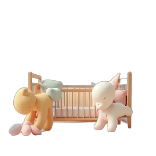 furniture, concept art, 3d render, watercolor transparent PNG cut-out