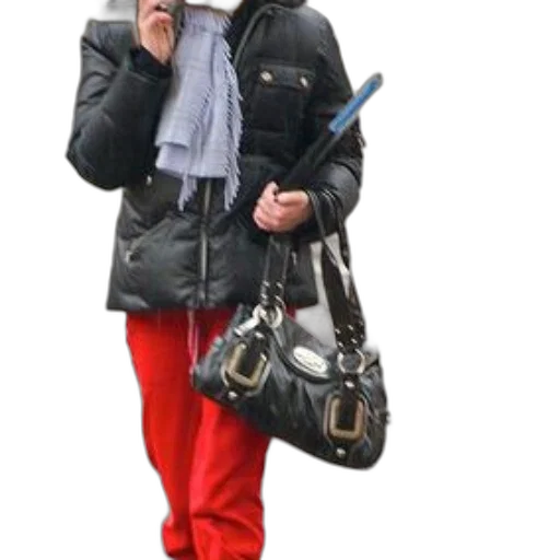jacket, staff, umbrella, photorealistic, 3d render, concept art, red, monochrome transparent PNG cut-out