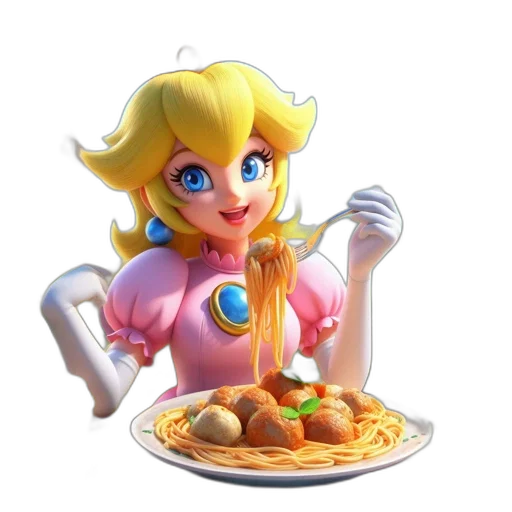food, robot, dress, weapon, 3d render, concept art, vaporwave, pixel art transparent PNG cut-out