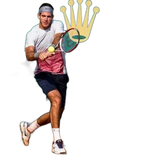 tennis, player, action, rolex, advertisement, background transparent PNG cut-out