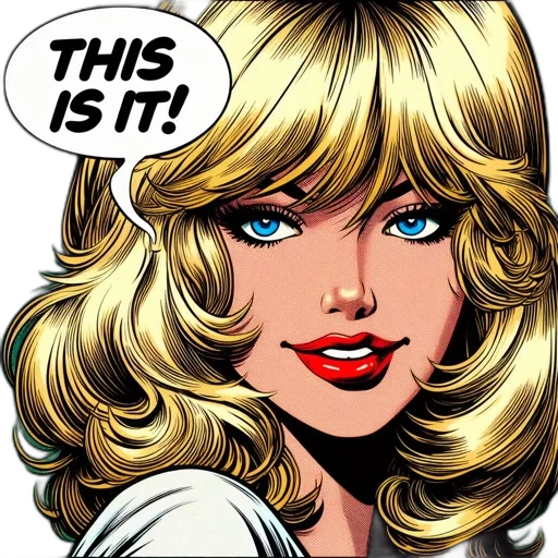 hair, face, comic book art, cartoon, concept art, woman, blonde, blue transparent PNG cut-out
