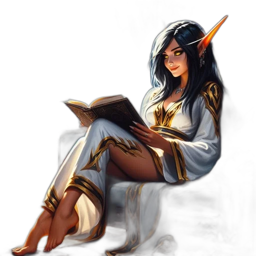 staff, dragon, fantasy art, concept art, pixel art, comic book art, golden, woman transparent PNG cut-out