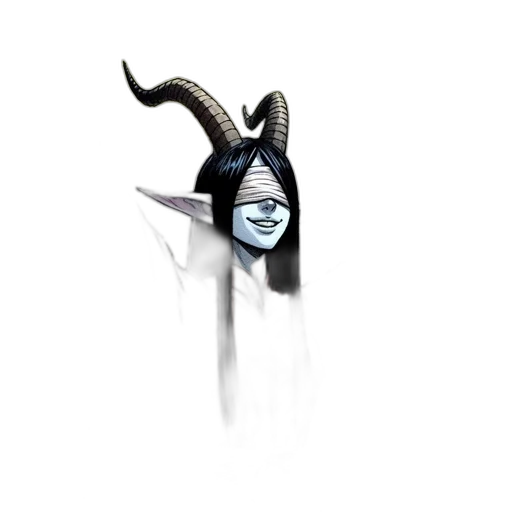 staff, mask, creature, hat, concept art, fantasy art, pixel art, 3d render transparent PNG cut-out