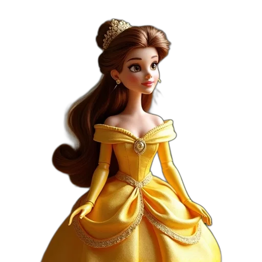 dress, crown, jewelry, staff transparent PNG cut-out