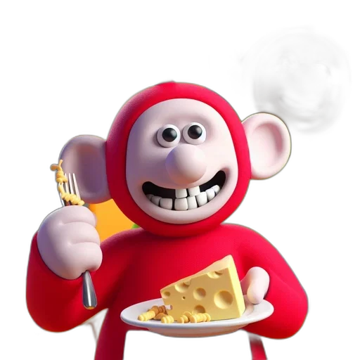 food, animal, robot, creature, 3d render, concept art, photorealistic, fire transparent PNG cut-out