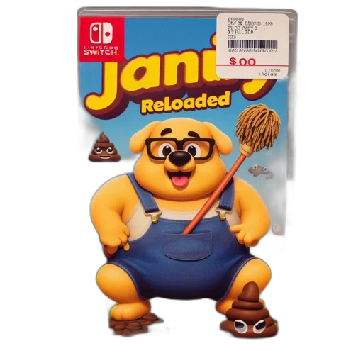 food, animal, creature, robot, concept art, 3d render, nintendo, switch transparent PNG cut-out