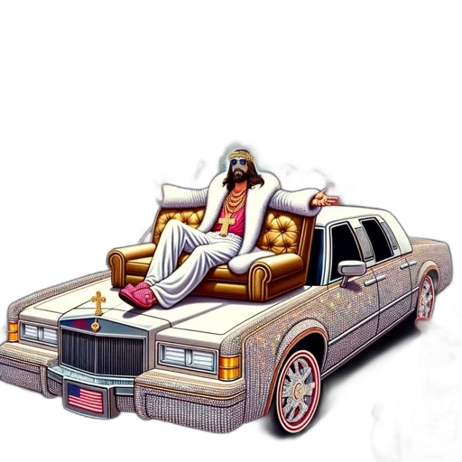 car, furniture, concept art, pixel art, vaporwave, massive, crowd, gathers transparent PNG cut-out