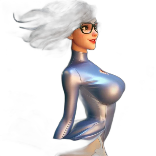 dress, robot, 3d render, concept art, fantasy art, comic book art, evening, scene transparent PNG cut-out