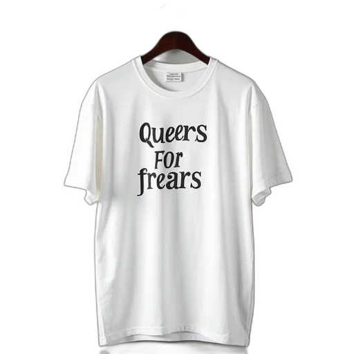 white, shirt, queers, fears transparent PNG cut-out