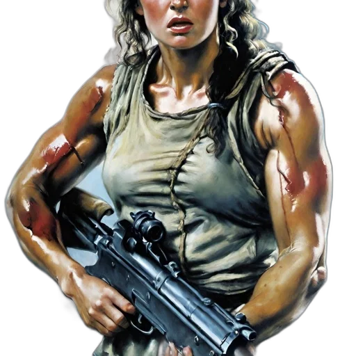 weapon, comic book art, concept art, pixel art, photorealistic, movie, poster, first transparent PNG cut-out
