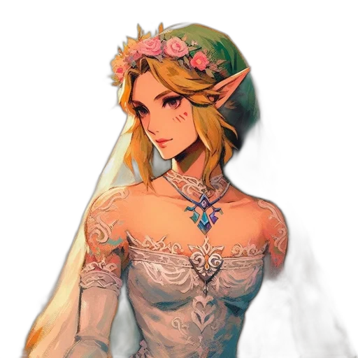 dress, crown, mask, jewelry, fantasy art, watercolor, concept art, pixel art transparent PNG cut-out