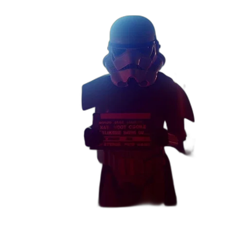 mask, staff, robot, jacket, 3d render, pixel art, concept art, photorealistic transparent PNG cut-out