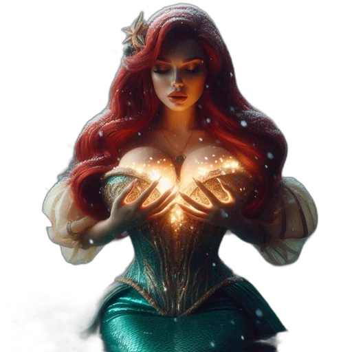 jewelry, dress, crown, fantasy art, concept art, comic book art, 3d render, fire transparent PNG cut-out