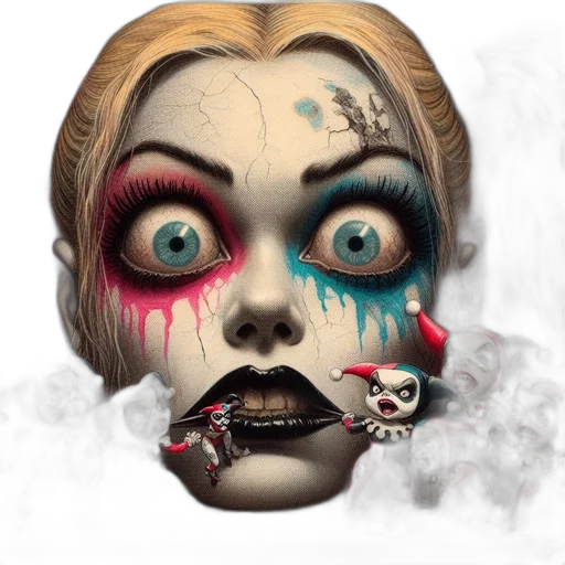 mask, face, creature, concept art, 3d render, photorealistic, comic book art, large transparent PNG cut-out