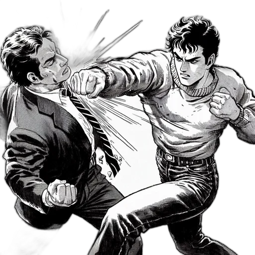 weapon, comic book art, concept art, cartoon, photorealistic, fire, two, contrasting transparent PNG cut-out