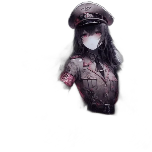 mask, weapon, robot, jacket, concept art, photorealistic, fantasy art, 3d render transparent PNG cut-out