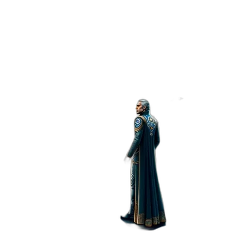 staff, dress, sword, jacket, concept art, 3d render, pixel art, fantasy art transparent PNG cut-out