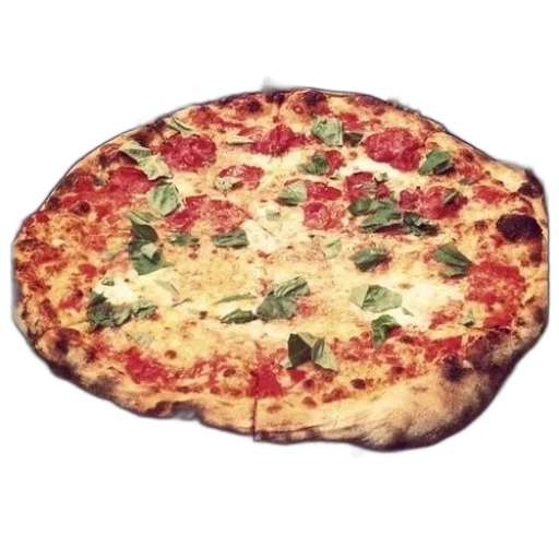 food, face, 3d render, photorealistic, large, pizza, cheese, basil transparent PNG cut-out