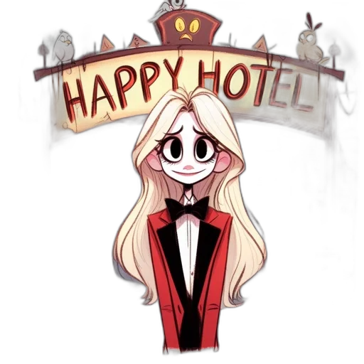 staff, cartoon, concept art, pixel art, anime, red, urban, street transparent PNG cut-out
