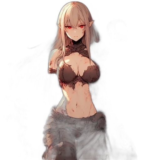 dress, dragon, weapon, robot, pixel art, anime, fantasy art, concept art transparent PNG cut-out