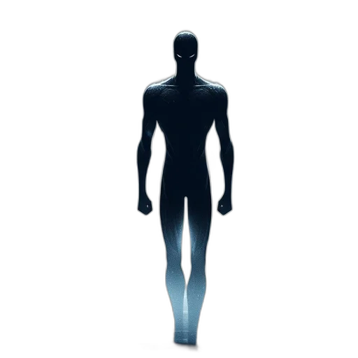 robot, staff, creature, face, concept art, 3d render, glowing, reflective transparent PNG cut-out