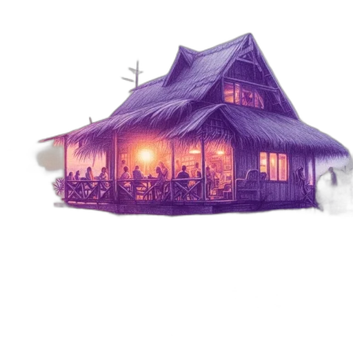 building, umbrella, concept art, 3d render, watercolor, pixel art, snow, fog transparent PNG cut-out