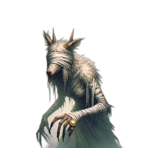 creature, animal, dragon, staff, concept art, fantasy art, 3d render, photorealistic transparent PNG cut-out