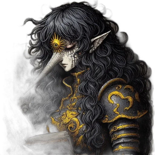 mask, face, dragon, sword, fantasy art, concept art, photorealistic, watercolor transparent PNG cut-out