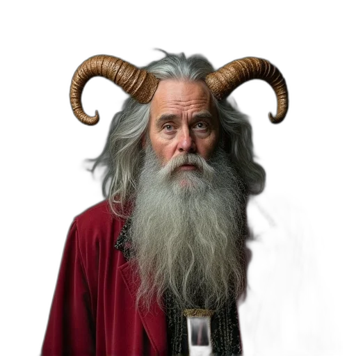 dragon, staff, hair, creature transparent PNG cut-out