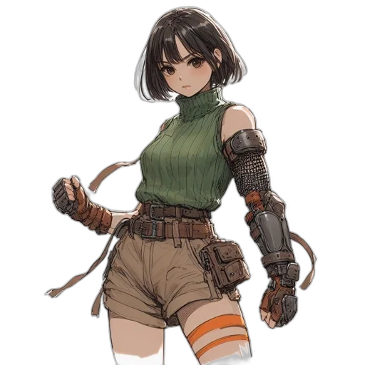 weapon, staff, concept art, fantasy art, pixel art, comic book art, earth tones, green transparent PNG cut-out