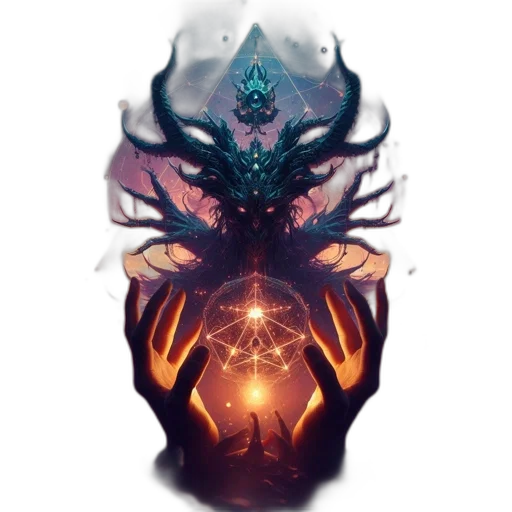 mask, crown, creature, face, fantasy art, concept art, pixel art, 3d render transparent PNG cut-out
