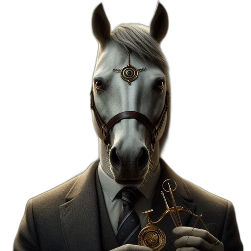 mask, face, animal, concept art, fantasy art, comic book art, cartoon, white transparent PNG cut-out