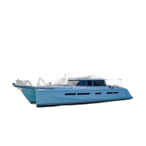 3d render, luxury, boat, charter transparent PNG cut-out