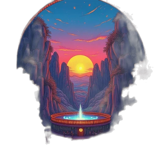 jacket, bottle, hat, mask, concept art, pixel art, fantasy art, vaporwave transparent PNG cut-out